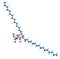 3D image of palmitoyl-glucocerebroside skeletal formula