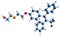 3D image of Panomifene skeletal formula