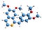 3D image of Papaverine skeletal formula