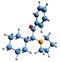 3D image of a-PCYP skeletal formula
