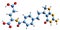 3D image of Pemetrexed skeletal formula