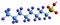 3D image of Perfluorooctanesulfonic acid skeletal formula