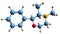 3D image of Phendimetrazine skeletal formula