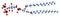 3D image of Phosphatidylinositol bisphosphate skeletal formula