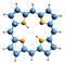 3D image of Porphine skeletal formula