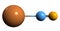 3D image of Potassium cyanide skeletal formula