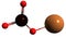 3D image of Potassium iodate skeletal formula