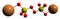 3D image of Potassium persulfate skeletal formula