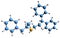 3D image of Prenylamine skeletal formula