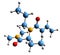 3D image of Prethcamide skeletal formula