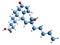 3D image of Prostaglandin A1 skeletal formula