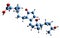 3D image of Prostaglandin A1 skeletal formula