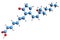 3D image of Prostaglandin B1 skeletal formula