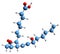 3D image of Prostaglandin E1 skeletal formula
