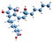 3D image of Prostaglandin F1 skeletal formula