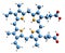 3D image of Protoporphyrinogen IX skeletal formula