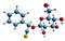 3D image of Prunasin skeletal formula