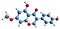 3D image of Prunetin skeletal formula