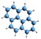 3D image of Pyrene skeletal formula