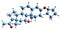 3D image of Quingestrone skeletal formula