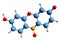 3D image of Resazurin skeletal formula