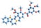 3D image of Reserpidine skeletal formula