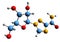 3D image of Ribavirin skeletal formula