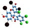 3D image of Rose bengal skeletal formula