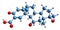 3D image of Roxibolone skeletal formula