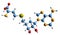 3D image of S-Adenosyl-L-homocysteine skeletal formula