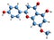 3D image of Sakuranetin skeletal formula