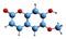 3D image of Scopoletin skeletal formula