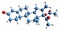 3D image of Segesterone acetate skeletal formula