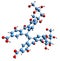 3D image of Senna glycoside A skeletal formula