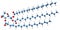 3D image of Sorbitan tristearate skeletal formula