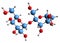 3D image of Sucrose skeletal formula