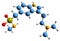 3D image of Sumatriptan skeletal formula
