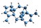 3D image of Taxadiene skeletal formula