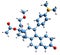 3D image of Telapristone skeletal formula