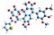 3D image of Teniposide skeletal formula