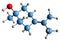 3D image of Terpineol skeletal formula