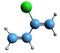 3D image of Thiane skeletal formula