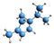 3D image of Thujene skeletal formula