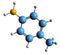 3D image of Toluidine skeletal formula