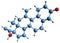 3D image of Tosagestin skeletal formula