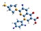 3D image of Trovafloxacin skeletal formula