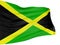 3D Jamaican flag