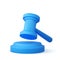 3d judge gavel