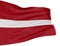 3D Latvian flag