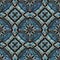 3d light blue kaleidoscopic fractal pattern